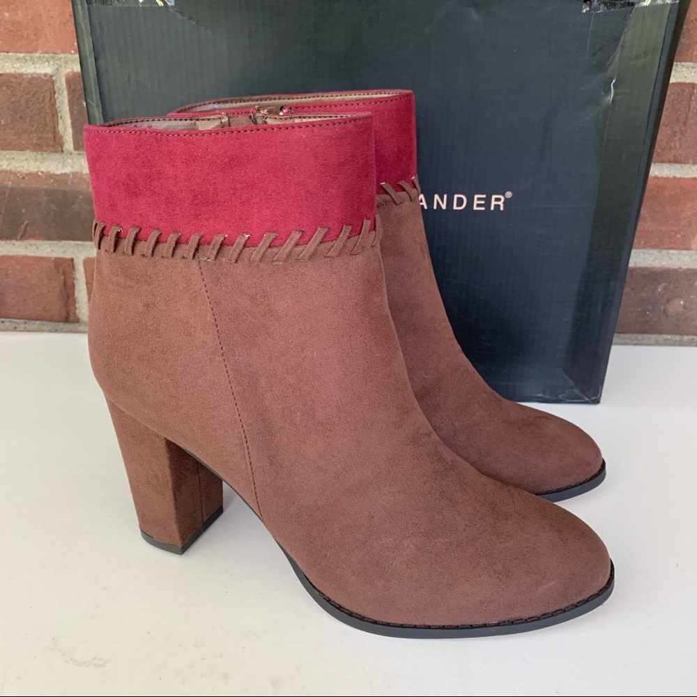 Athena Alexander Women's Nantes Ankle Boots Brown Fabric Size US 9 M NEW